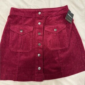 NWT Forever21 Skirt Velvet